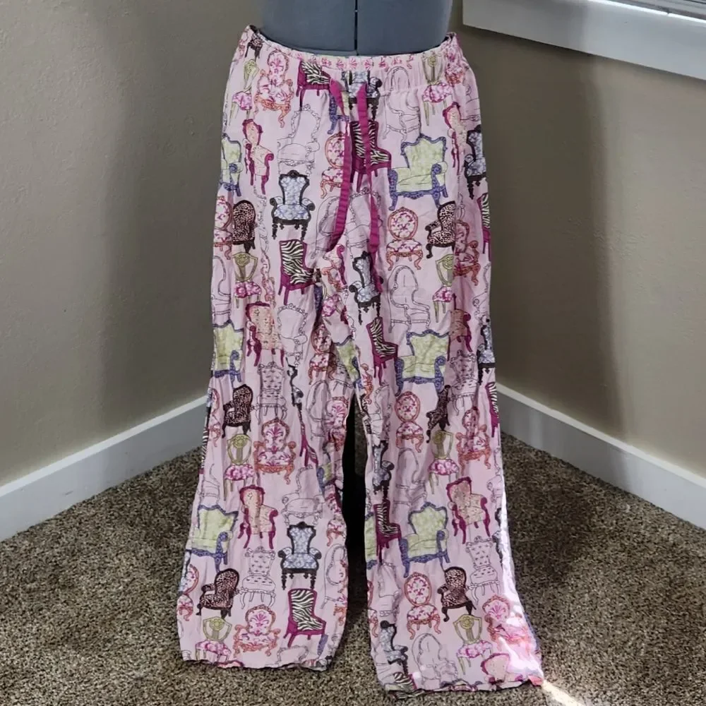 Nick & Nora Chairs Pajamas XL Vintage Y2k